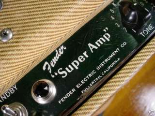 Fender Super Amp 1953 Extra Clean 2X10 Jensen Alnico V  
