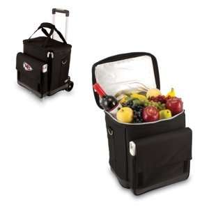   Chiefs NFL Cellar with Trolley Wine Tote on Wheels 