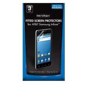  Writeright Screen Protector for Samsung Infuse, 3pk Cell 