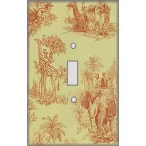  Bombay Red Toile Decorative Switchplate Cover