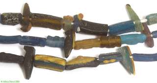 Ancient Roman Glass Bead Bowl Fragments  