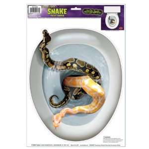  New   Snake Toilet Topper Peel N Place Case Pack 96 by 