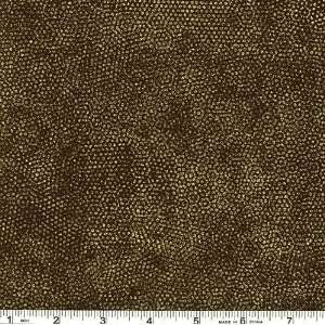  45 Wide Dimple Dots Black/Gold Fabric By The Yard: Arts 