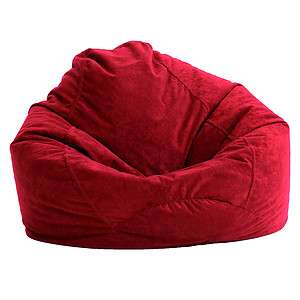 Colorful Bean Bag Lounge Chairs with Laid back Seating & Comfort Suede 
