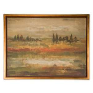   Fields Decorative Oil Reproduction Hanging Painting: Home Improvement
