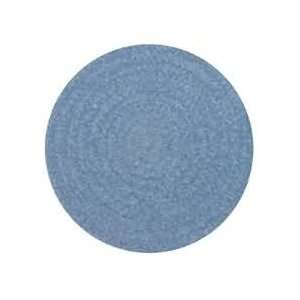    Chenille Round Woven Trivet   French Blue