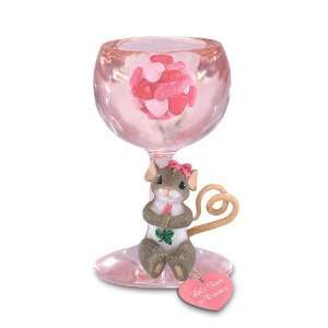 Charming Tails Lets Toast To Romance Mouse Figurine 
