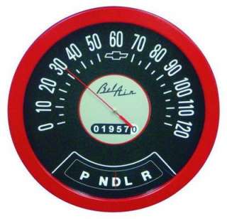 1957 chevrolet bel air wooden speedometer thermometer new great gift 