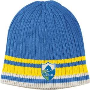  San Diego Chargers Throwback Logo Cuffless Knit Hat 