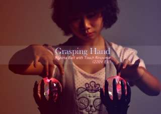Grasping Hand Plasma Ball with Touch Response   Mood Lighting  