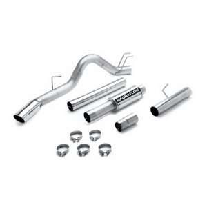   16981 Stainless Steel 4 Single Filter Back Exhaust System Automotive