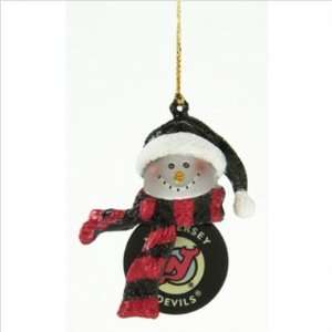  New Jersey Devils Striped Acrylic Power Play Ornament (Set 
