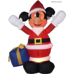 Airblown Inflatable 6 Ft Tall Mickey Santa:  Kitchen 