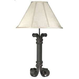   Craftsman Wrought Iron Collection Scroll Table Lamp: Home Improvement