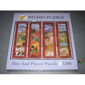   Bits and Pieces 1500 Piece Studio Puzzle Four Seasons Toys & Games