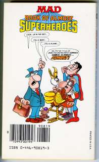 MAD BOOK OF ALMOST SUPERHEROES   1st WARNER BOOKS Print  