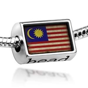  Beads Malaysia Flag   Pandora Charm & Bracelet 