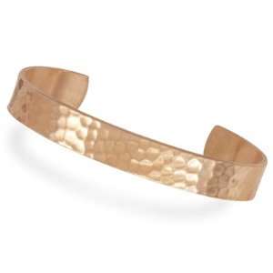    9.5mm Hammered Solid Copper Cuff West Coast Jewelry Jewelry
