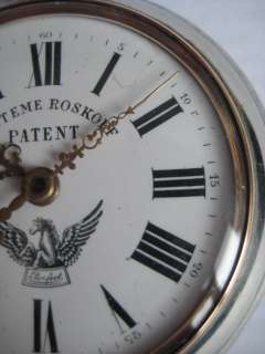 VINTAGE SYSTEME ROSKOPF PATENT POCKET WATCH 1900s, SWISS MADE / OPEN 