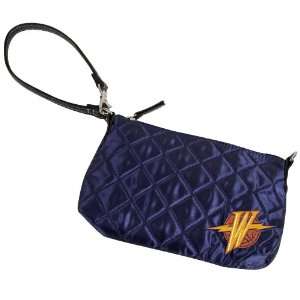 Golden State Warriors Quilted Wristlet, Navy