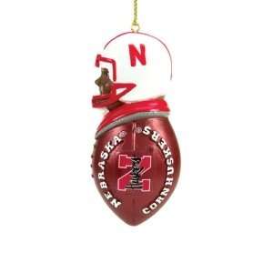  Nebraska Cornhuskers NCAA Team Tackler Player Ornament (3 