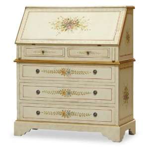 Hand Painted French Desk   Flower Design:  Home & Kitchen