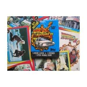 Back to the Future II Collectible Trading Card Packs (9 Movie Cards, 1 