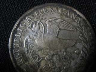1829 Mexico 8 Reales Silver Coin