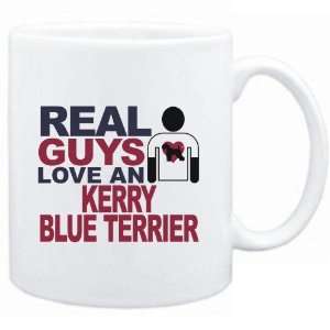   White  Real guys love a Kerry Blue Terrier  Dogs: Sports & Outdoors
