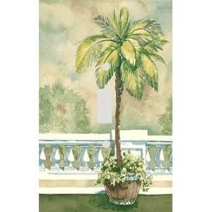  Potted Patio Palm Tree Decorative Switchplate Cover: Home 