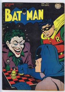 Batman #23 DC Pub 1944 Classic Joker cover  