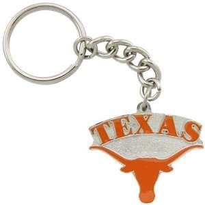  Texas Longhorns Pewter Primary Logo Keychain: Sports 