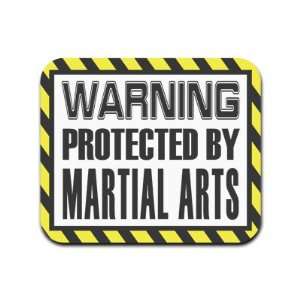  Warning Protected By Martial Arts Mousepad Mouse Pad 