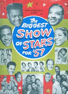 FATS DOMINO 1957 BIGGEST SHOW OF STARS PROGRAM BOOK  