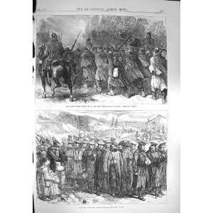    1870 French Prisoners Sedan Soldiers Battle Germans