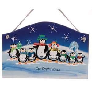    Personalized Penguin Plaque   08 Christmas Ornament