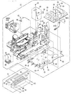 Panasonic Lcd projection television   Light engine (16 parts)