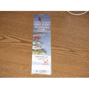 Eagle Claw Saltwater Snell Fish Hooks, Flukw/Wide Gap, Gold finish 