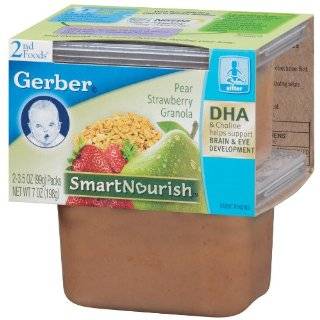 Gerber 2nd Foods Apple, Vanilla with Mixed Grain with DHA, 2 Count, 3 