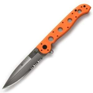 CRKT M16 123ZER ER Folder Knife Orange Zytel Handle 