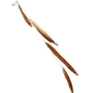   Barrett Clip with LONG Feather   Dangles a LONG 17 in Length Jewelry