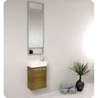 Fresca Pulito Small Modern Bathroom Vanity with Tall Mirror   Finish 