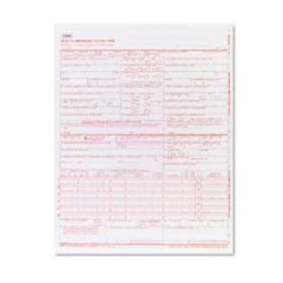   50135r Cms Health Insurance Form 1500 Claim, 8 1/2 X 11, 250/pack