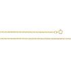 IceCarats 14K Yellow Gold 16 Inch Lasered Titan Gold Rope Chain