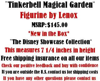 Lenox Tinkerbell Magical Garden Figurine * New in Box *  
