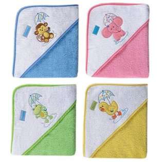 Luvable Friends Umbrella Animal Hooded Towel   Woven Terry, Yellow at 