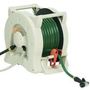    Foot Water Powered Automatic Rewinding Garden Hose Reel at 