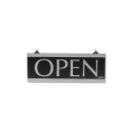 Stamp & Sign Open/Closed Sign with Suction Mount, 13 x 5