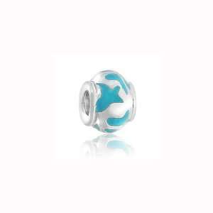  Charm Factory Turquoise Swirl Bead Arts, Crafts & Sewing