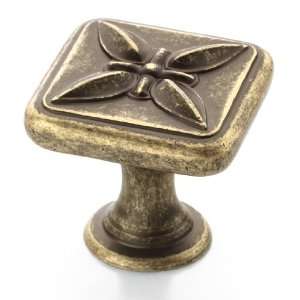    Amerock 27009 R2 Weathered Brass Square Knobs: Home Improvement